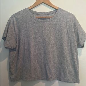 Lululemon crop top, short sleeves